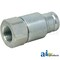 A & I Products Flat Hydraulic Coupler Plug, Male, 1/2" NPT 6" x4" x1" A-FF-502-8FP-P - alternate 5